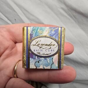 Ben Rickert Lavender Bath Cube 1.5 oz 42g Scented Relaxing Bath Fizzy Soaker